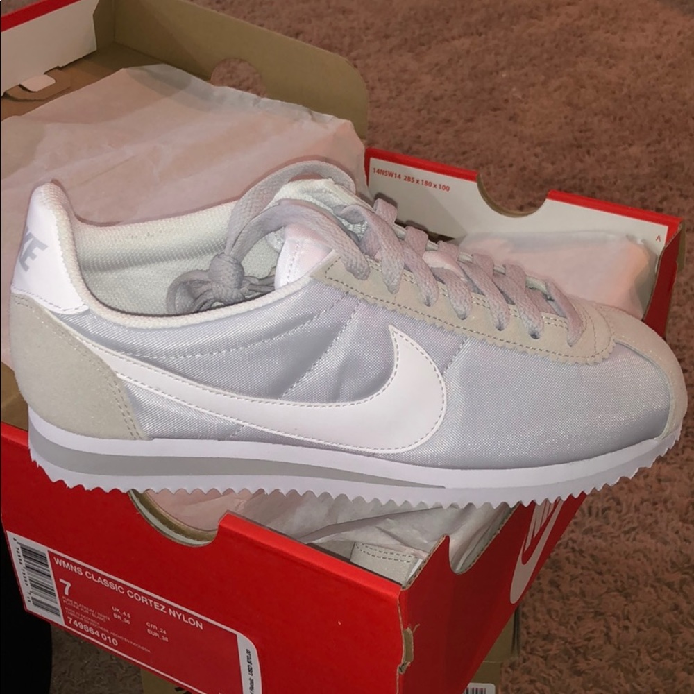 Nike Classic Cortez nylon pure platinum/white